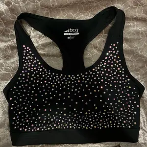 Bling scatter sports bra