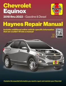 Chevrolet Equinox (2018 - 2022) Haynes Repair Manual