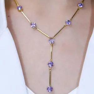 Sweater chain 2026 new trendy accessory necklace ins versatile jewelry stylish and elegant long pendant A10202-XL