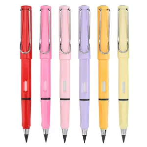 Inkless Pencil with Eraser, Infinity Pencil Everlasting Pencil, Reusable Infinite Pencil for Home Office School Writing Drawing