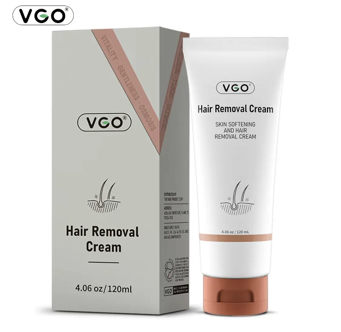 VGO Hair Removal Lotion Cream,120ml/4.002Body Care Unisex Outdoorfun-A
