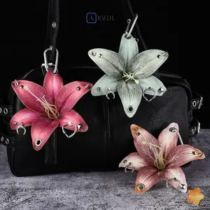 [NEW] Lily Flower Bag Charm – Artistic Statement Handbag Accessory