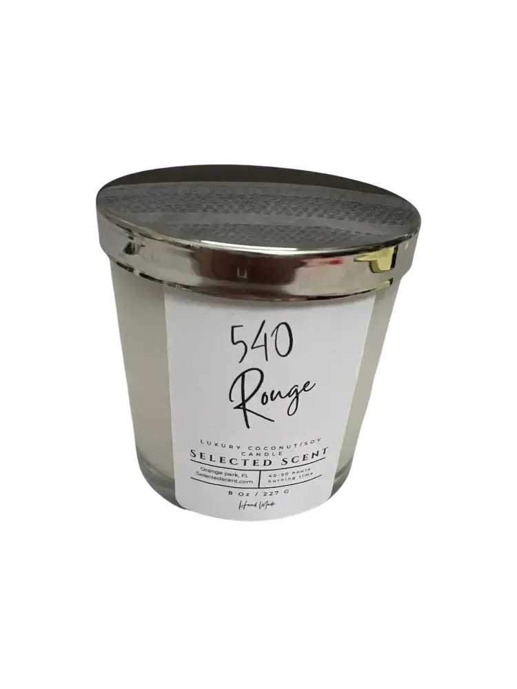 540 Rouge 8 Ounce Luxury Candle Long Lasting Scented
