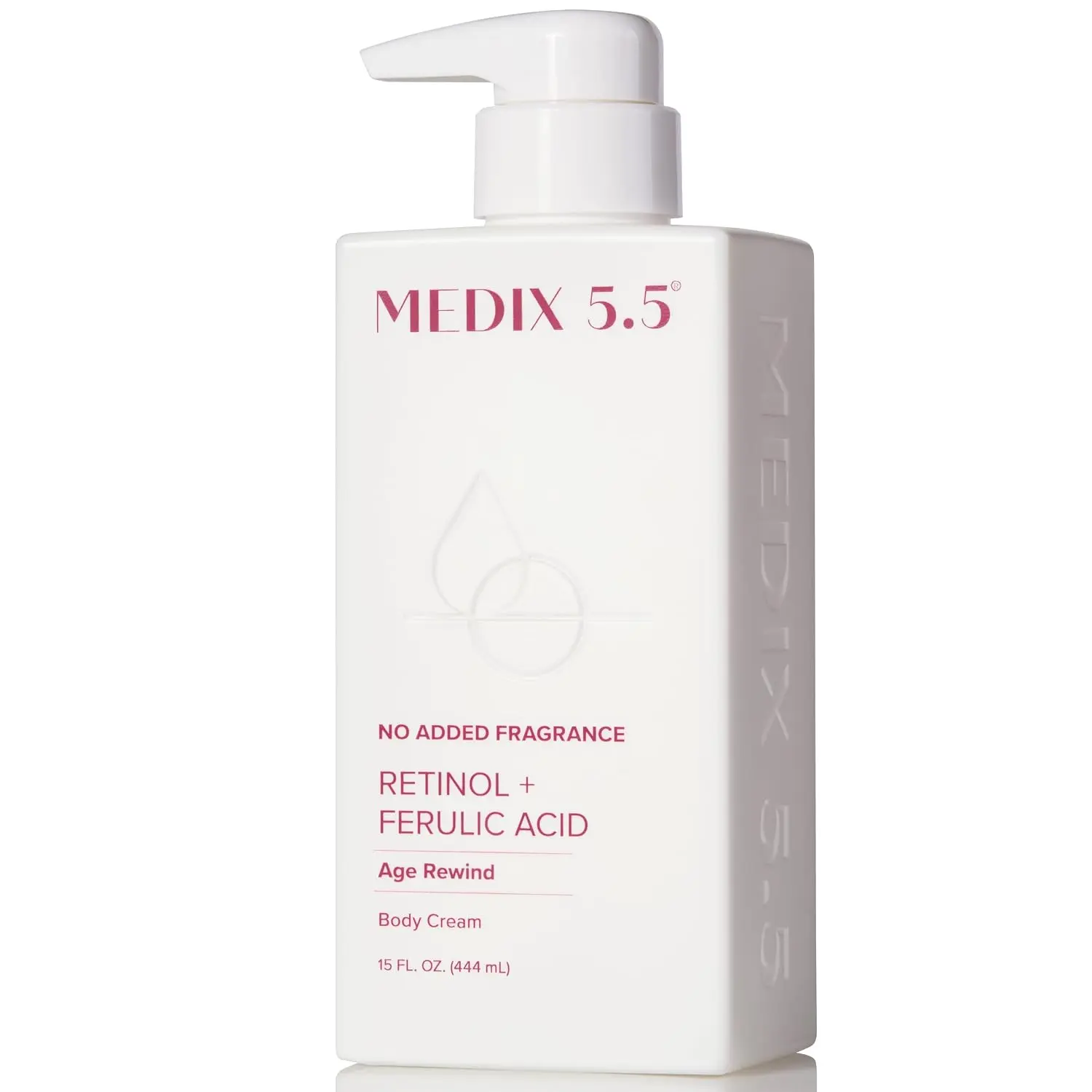 MEDIX Fragrance Free Retinol Face Moisturizer & Body Lotion Crepey Skin Care Treatment | Anti Aging Firming Retinol Cream For Face Targets Loose Crepe Skin, Wrinkles, & Fine Lines, 15 Fl Oz