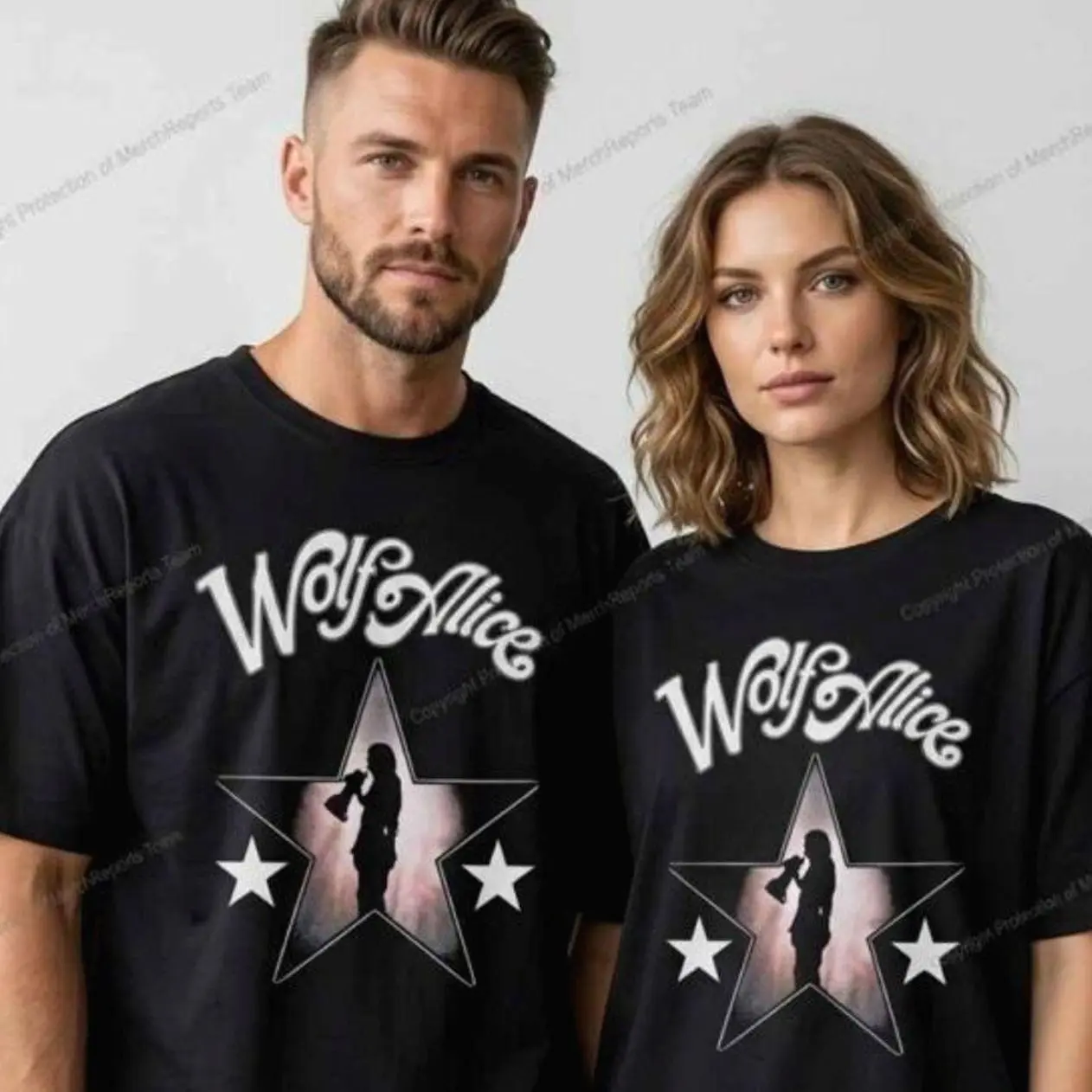Wolf Alice Finsbury Park Homecoming Show 2026 At London On July 5 Merch Alt-Rock Memorabilia Tour Keepsake Souvenir Logo Star Unisex T-Shirt S9R D9U