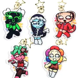 5 Ops Dandy’s World Acrylics Keychain | Dandy, Shelly, Vee, Astro, Sprout Bag Charms