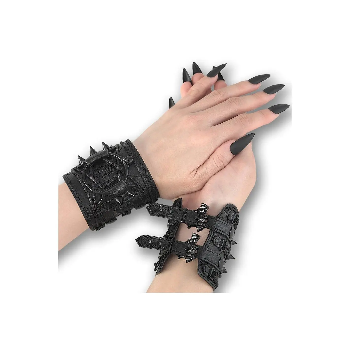 Demonia Spiked Wrist Cuff [PAIR]
