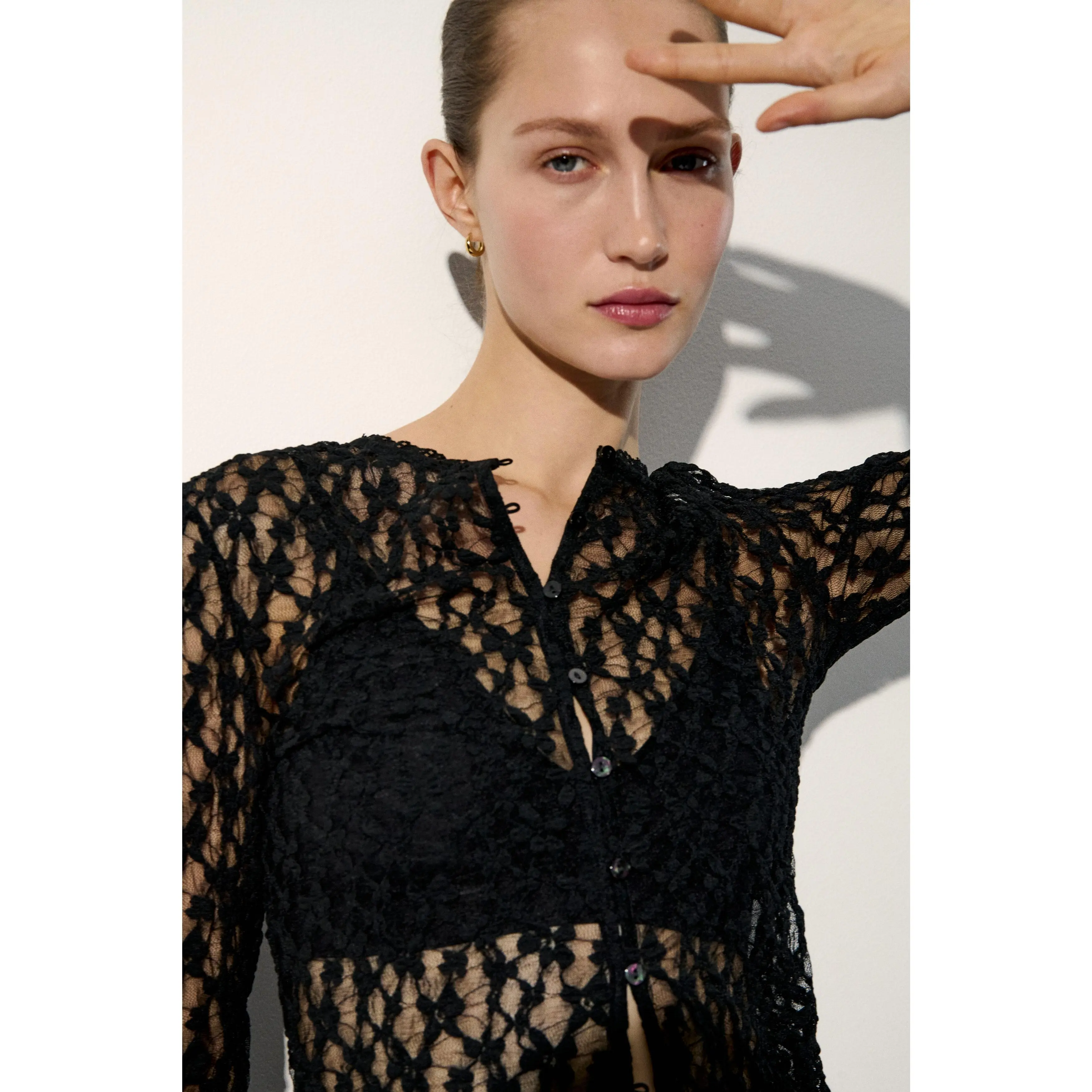 H&M Lace-look cardigan