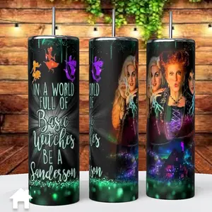 Hocus Pocus themed tumbler