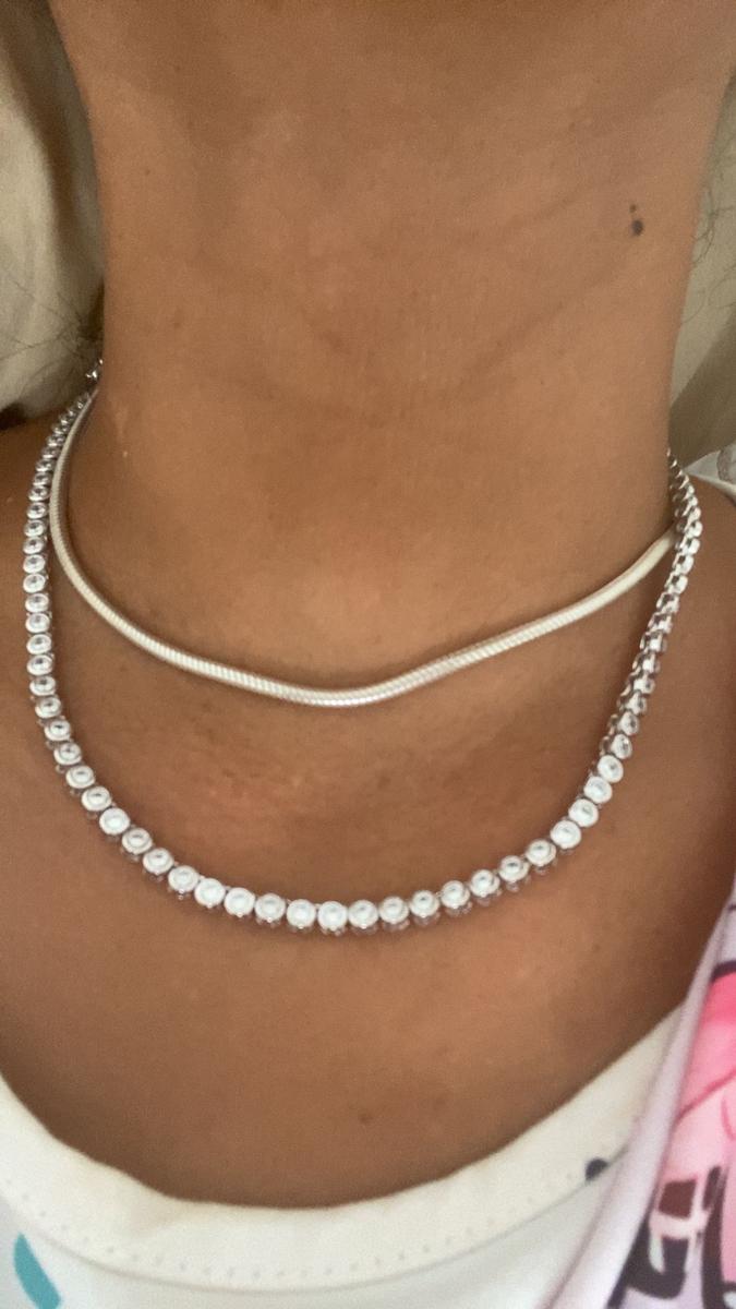 Item: Silver: 18" Necklace & 8" Bracelet