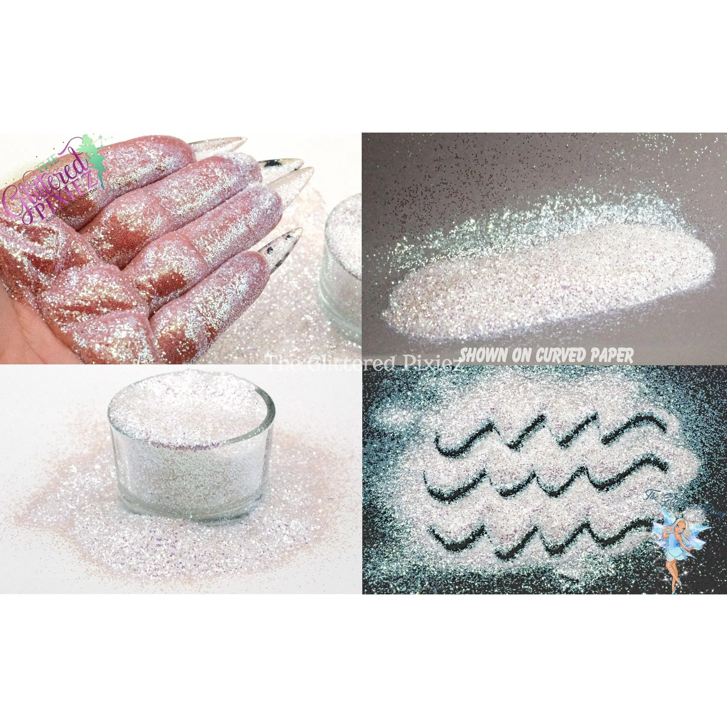 ICY RIVER .4mm Iridescent glitter Sparkly Fun Loose Glitter