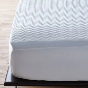 Serene™ Foam Hypoallergenic Memory Foam Topper - White