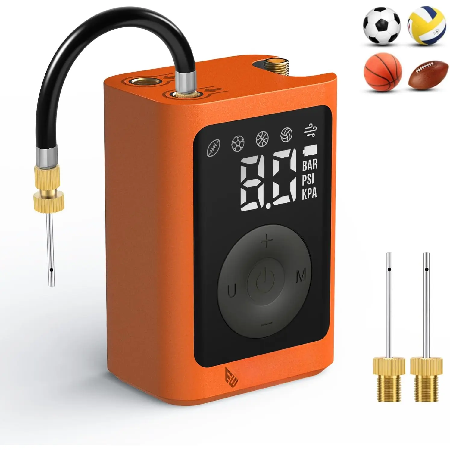 P300 Plus Ball Pump, Electric Basketball Pump Inflation and Deflation, with 3200 mAh Rechargeable , Air Pump for All Sports Balls