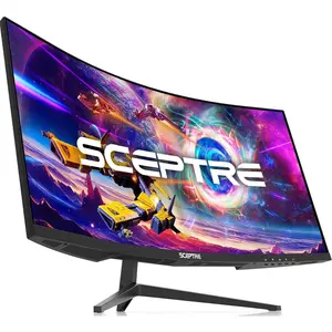 30-Inch Curved Gaming Monitor 21:9 2560X1080 Ultra Wide Ultra Slim HDMI Displayport up to 200Hz Build-In Speakers, Metal Black (C305B-200UN1)