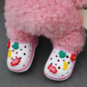 For LABUBU 3.0 Slipper Shoes Suitable for 17cm Cotton Dolls Shoes Boots Toys Casual Sports Shoes Dolls Accessories DIY Doll Toys Cute