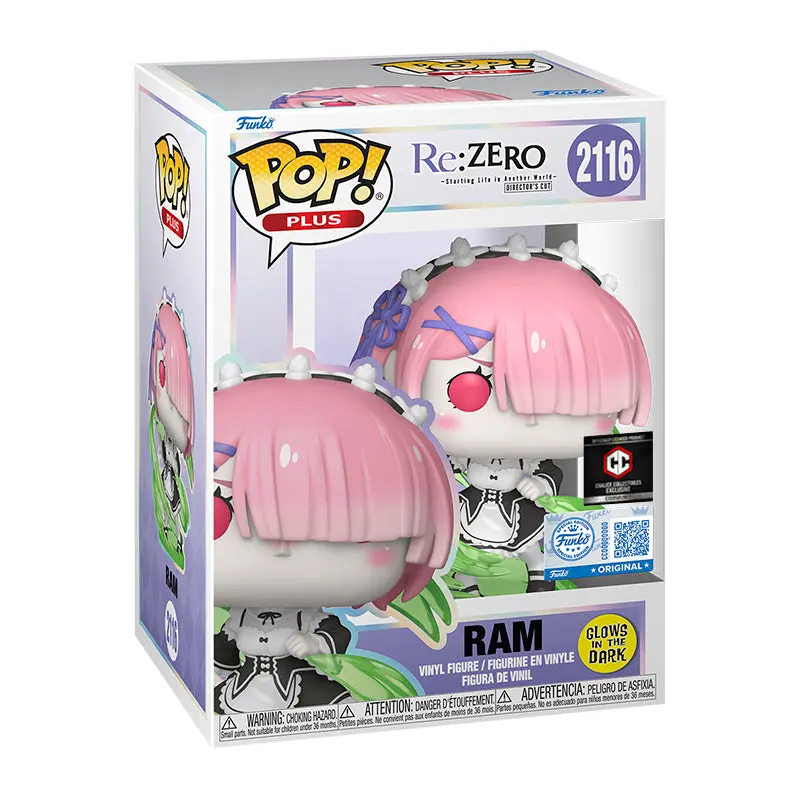 Funko Pop! Re: ZERO - Ram (Wind Magic) (Chalice Collectibles) #2116 Exclusive Collectible Pop Vinyl Figure