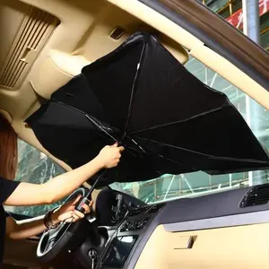 🚘Cool Your Car Instantly! Foldable Windshield Sunshade Umbrella 🌂 Heat & UV Shield ☀️ Interior Protection 🛡️