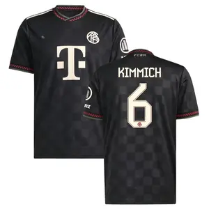 Unisex Soccer/Football Bundesliga Club Bayern Munich Joshua Kimmich Home 2025/26 Replica Player Jersey - Red