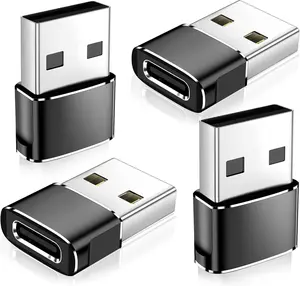 USB to USB C Adapter,Type-C Female to A Male Charger Converter for iPhone 17 Charger,iWatch Ultra SE 9 10,iPhone 17 Pro Max 16 15 14,Samsung S25,AirPods,iPad,Car,Xbox