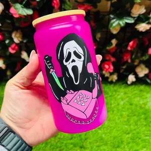 Ghostface Color Changing Glass Cup - Unique Drinkware for Everyday Use