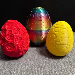 3D printed mystery creature eggs