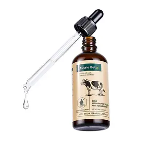 Aussie Betta Australian Pure Beef Tallow Golden Micro Peptide Serum with Niacinamide and Bifida Skin Repair Formula for Fine Lines and Dark Spots No Irritation Visible Results Anti Aging Firming Deep Hydratio