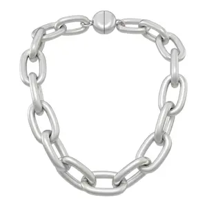 Main Character Necklace – White Gold & Matte Gold Options
