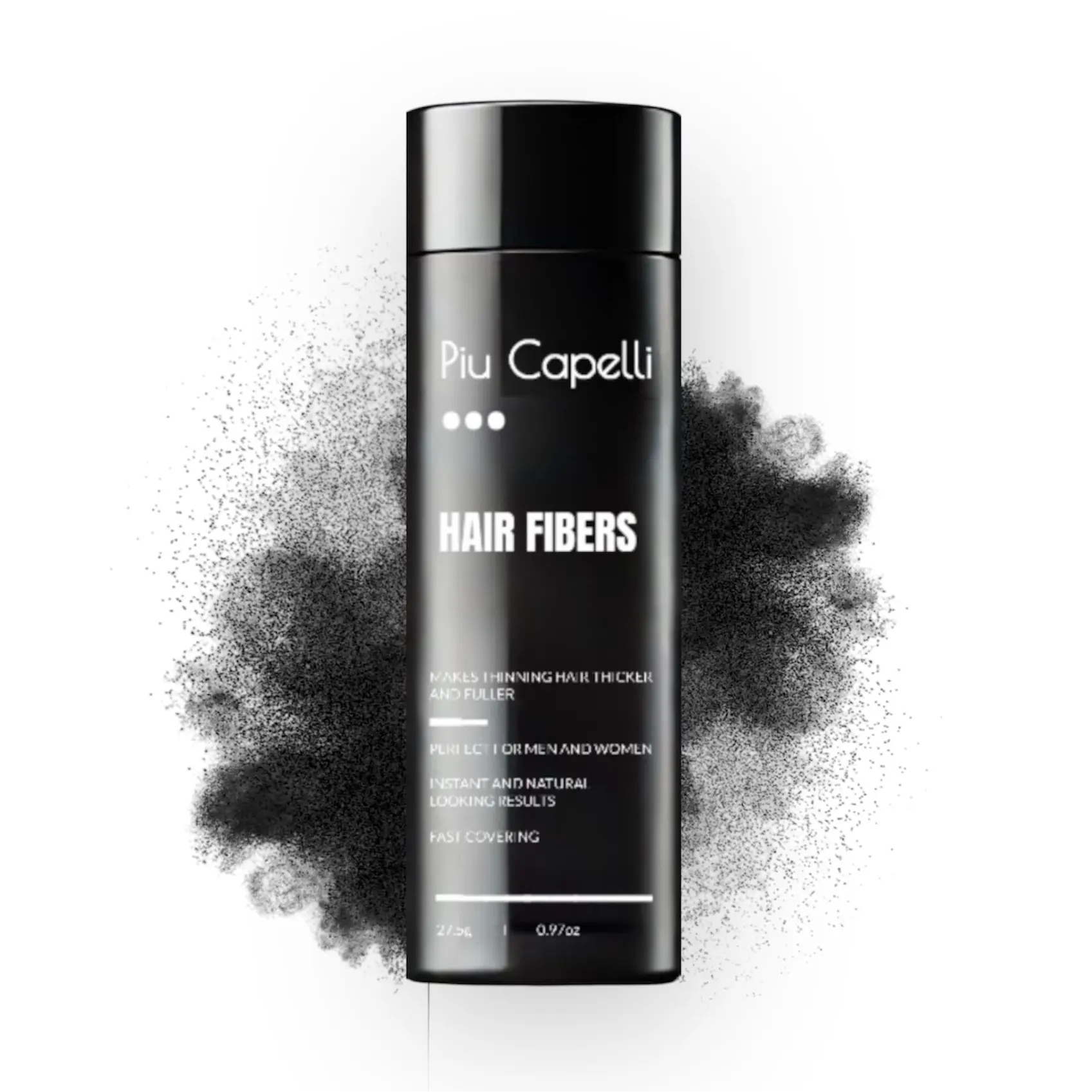 HAIR FIBERS BLACK