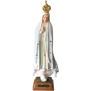Our Lady of Fatima 21.65" Statue Religious Figurine Mary Virgin hand-decorated