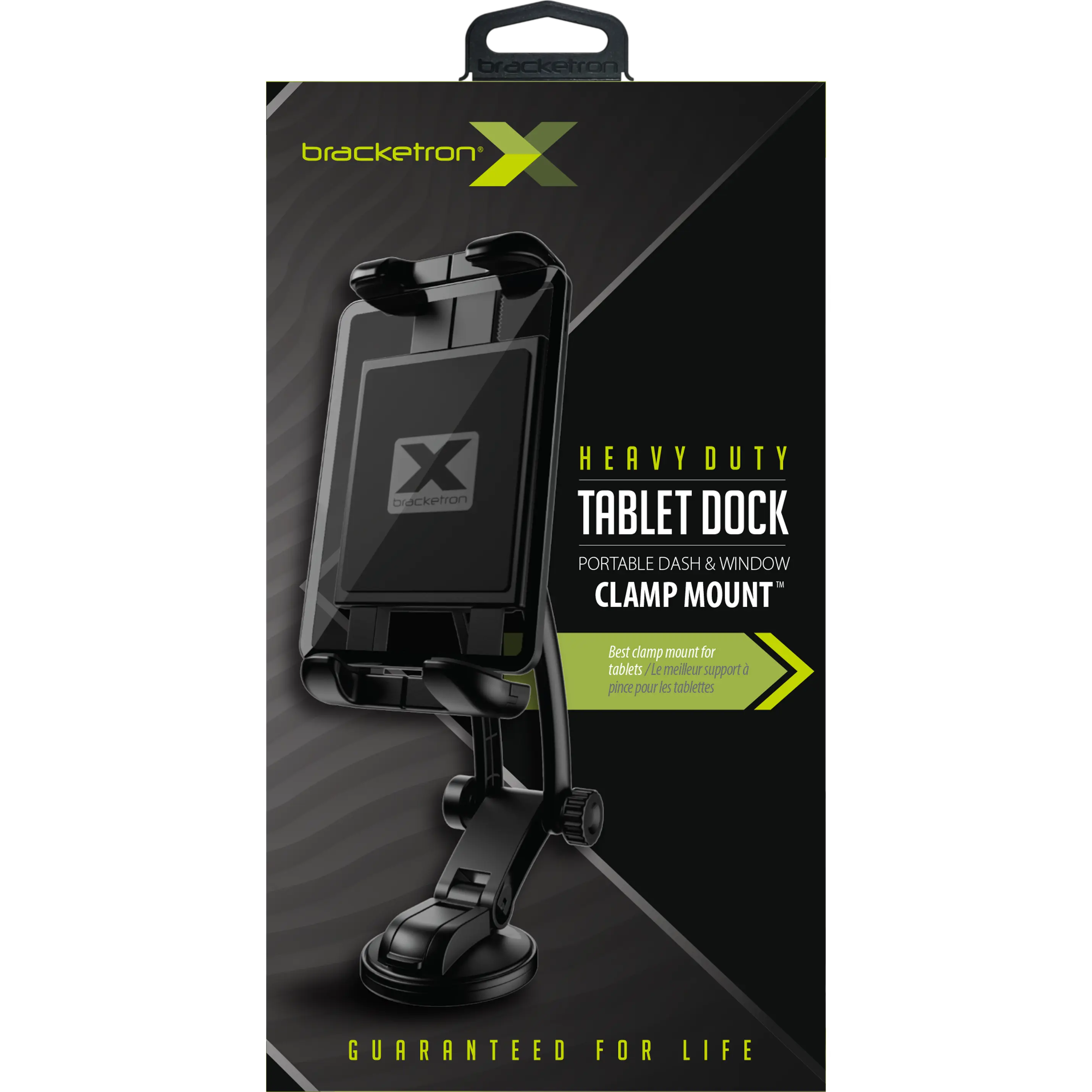 Bracketron X Heavy Duty Tablet Dock - Portable Dash & Window Clamp