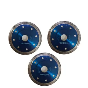 Diamond Blade Saw Blades for Tile Marble Granite Cutting, Blue Color 105 Pieces Durable Sharp Arbor for Professional & DIY Projects