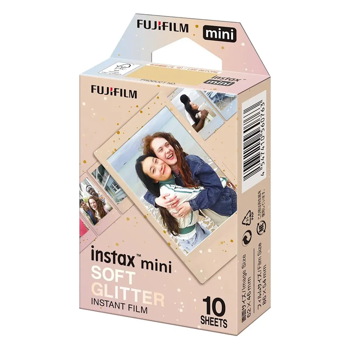 Fujifilm Instax Mini Soft Glitter Instant Film, 10 Exposures