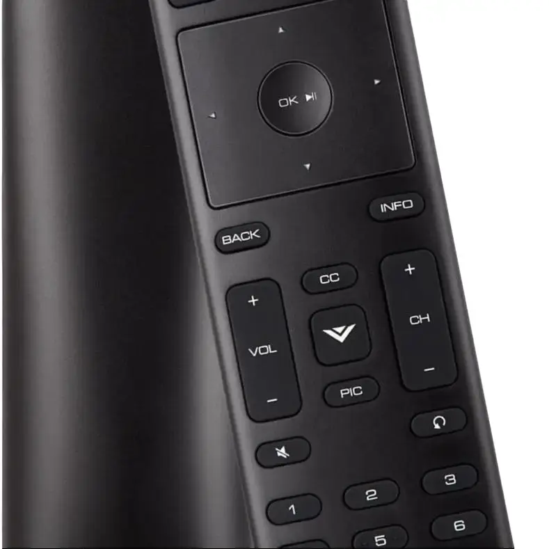 New XRT136 for Vizio Smart TV Remote Control w Vudu Amazon iheart Netflix 6 Keys Black