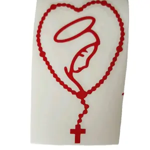 decals rosary  Virgin material vinyl