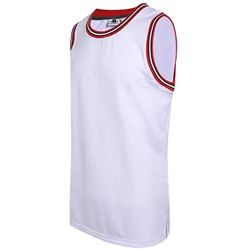 Red Neckline white Jersey