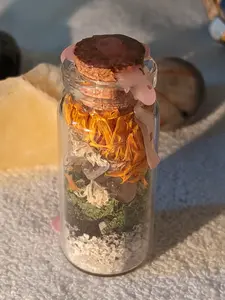 Handmade Spell Jars - Multimedia Bottle Art - Unique Pocket Charms