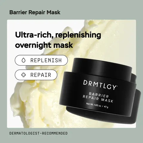 DRMTLGY Barrier Repair Mask 1.65oz with Ceramides, Oat Extract, and Chamomile