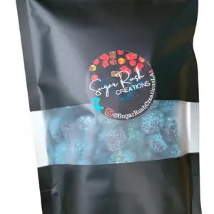 SugarRushCreationsLA Blue Razz Sour Gushers - Delicious mouth-watering sour gummies that burst in your mouth Candy Snack Sweet Bonbon Chewy Candies Tangy