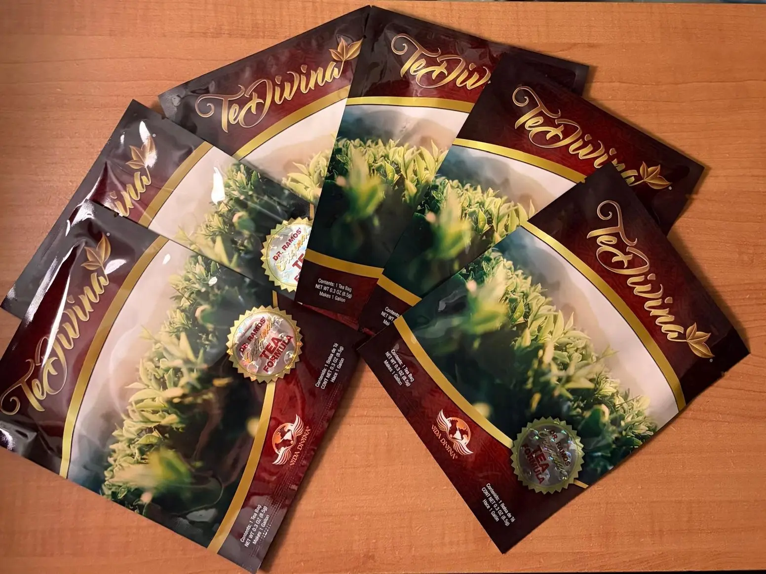 TE DIVINA ORIGINAL NATURAL 4 BOLSAS DE HIERBAS Y 2 GRATIS