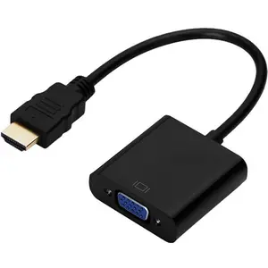 HDMI Male to VGA Female Video Cable Cord Converter Adapter For PC Monitor 1080P Accessories Digital