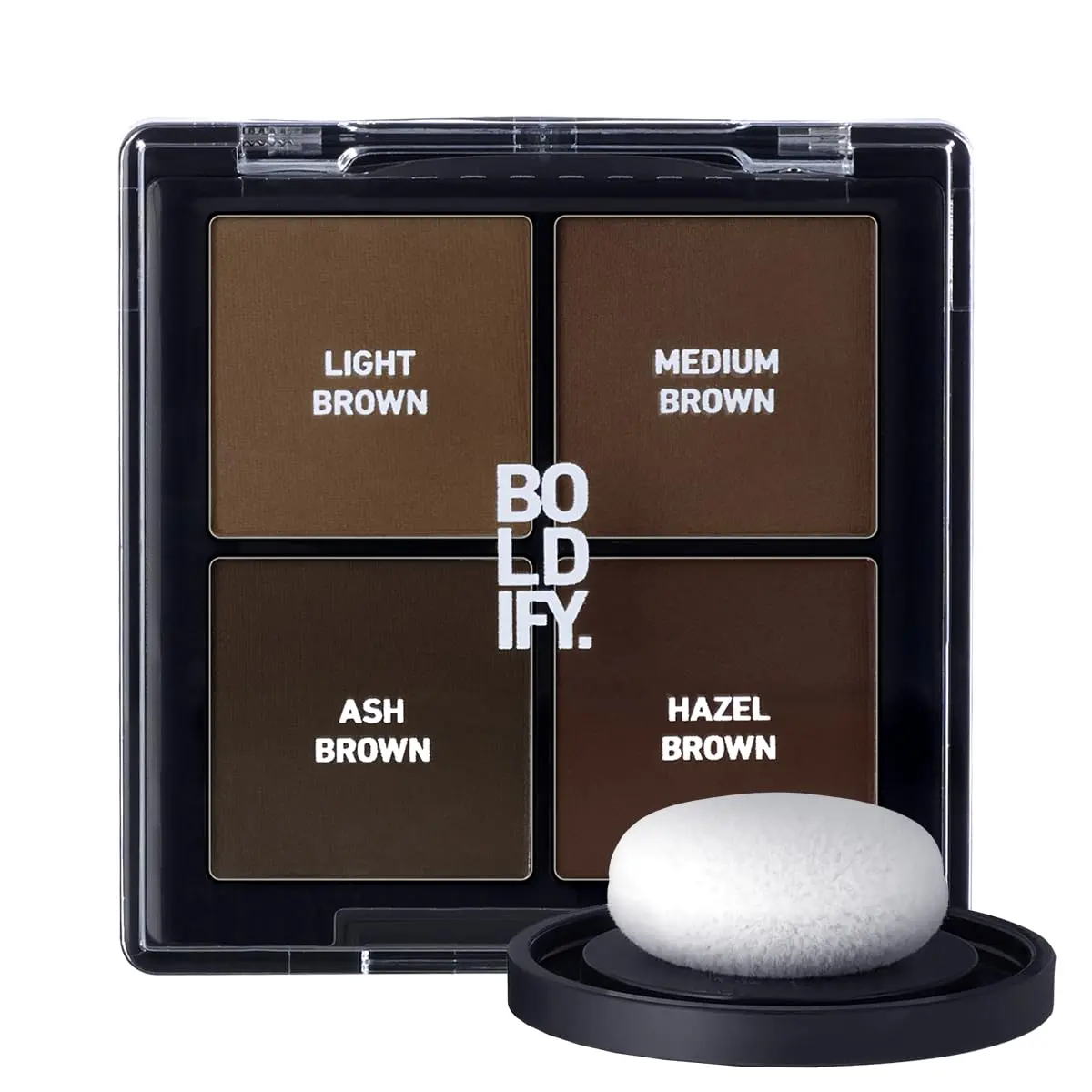 BOLDIFY Hairline Powder Sample Kit, Light + Medium Browns | Water-Resistant, 24-hour Wear, Stain-Proof, Thinning Hair, Root Cover Up, Hair Color for Gray Hair, for Women and Men