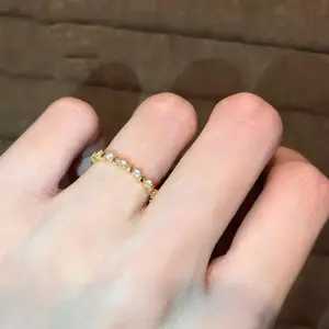 【#ZA291】(Channel)Lab Made Gemstone Fashion jewelry  Ring