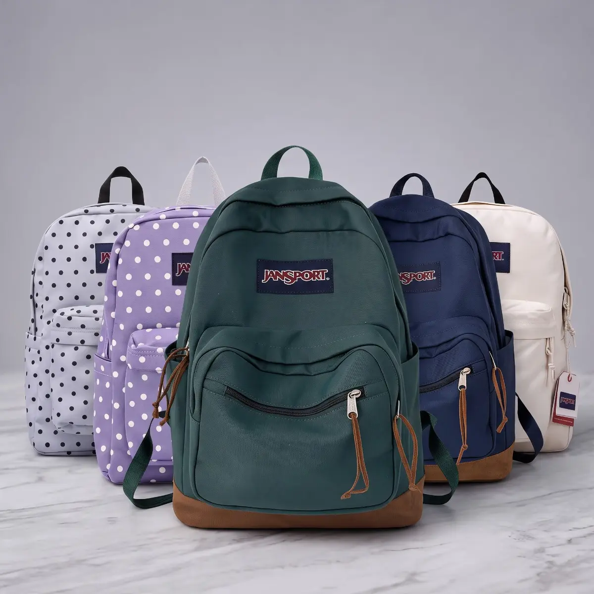 JanSport Cool Backpack | 15‑Inch Laptop Sleeve Large Rucksack, 2 Compartments Ergonomic Straps Black Computer Bag For School Travel Work