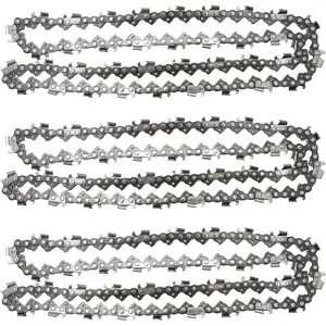 3 Pack 20" Chainsaw Chain 325" Pitch 058 Gauge 76DL Replacement for Blue Max 53543 8901 8902 Replacement for Husqvarna Stihl Poulan Craftsman Chainsaws
