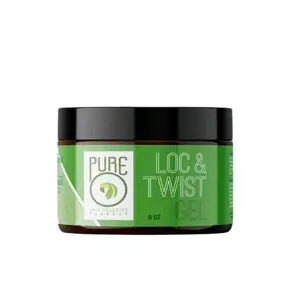PureO Loc & Twist Hair Gel 8oz - Haircare Solution for Stylish and Natural Hair