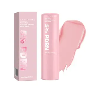 PDRN Pink Collagen Multi Balm Stick, Volufiline & NAD+ Skin Plumping Stick for Face Neck & Under Eyes, Instant Firming & Radiance Glow K-Beauty Skin Booster for All Skin Types