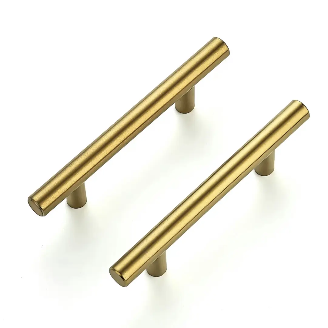 10-Pack 6-Inch Brushed Nickel Stainless Steel Cabinet Pulls - 3.77-Inch Hole Center for Kitchen Cupboards, Brushed Nickel Finish to Upgrade Your Cabinets