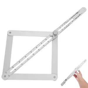 Corner Angle Finder Tool, Miter  Protractor with Scale, Miter Angle Finder,Stainless Steel Digital Angle Scale ()