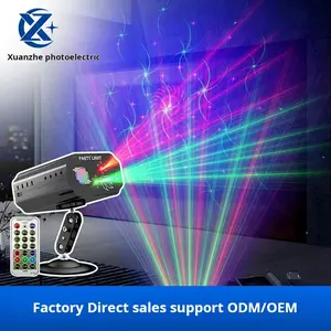 Hot selling aluminum alloy shell LED laser light stage LED light with bracket DJ disco bounce light KTV