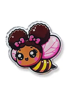 Sweet Honey Child Buzzy Bella Acrylic Lapel Pin